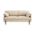 Sofa 2 Sitzer Camilla textil beige / L 167,5 cm - NV GALLERY