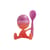 Eierbecher Cico plastikmaterial rosa - Alessi