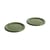 Teller Barro keramik grün / Ø 24 cm - 2er-Set - Hay