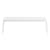 Banc Week-End métal blanc / Aluminium - L 156 cm - Petite Friture