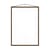 Cadre A2 bois marron / 44 x 61,5 cm - MOEBE