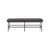 Panca imbottita Farell tessuto grigio / L 140 cm - Tessuto - Bloomingville