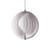 Pendelleuchte Moon Opal plastikmaterial weiß / Polyacryl - Ø 34 cm / Verner Panton, 1960 - Verpan