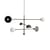Suspension Sahn métal marron / Modulable - L 125 x H 58 cm - 101 COPENHAGEN