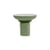 Table d’appoint Babka  vert / 55 x 32 x H 50 cm - Fibre de verre - POPUS EDITIONS