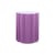 Tabouret Colonna plastique violet / H 46 x Ø 34,5 cm - By Ettore Sottsass - Kartell