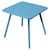 Tavolo quadrato Luxembourg metallo blu / 80 x 80 cm - 4 Piedi - Fermob