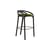 Aleta INDOOR High stool textile green / H 78.5 cm - MORPHO