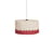 Vibes Lampshade textile red / Ø 40 x H 18 cm - Linen - NOBODINOZ