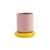 Pot de fleurs Churros céramique rose / Ø 19.5 x H 21 cm - & klevering
