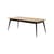 rechteckiger Tisch 55 chêne holz natur / 200 x 95 cm - Neuauflage 1955 / 10 Personen - Tolix