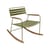 Rocking chair Surprising métal vert / teck - Fermob