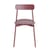 Sedia impilabile Fromme metallo rosso / Alluminio - Petite Friture