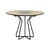 Table ronde Circle gris bois naturel /  Ø 110 cm - Bambou & granit - Houe