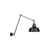 Chicago Wall light metal black / L 60 to 130 cm - It's about Romi