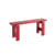 Banc Weekday bois rouge / L 111 cm - Hay