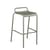 Luxembourg High stool metal green / Aluminium - H 78 cm - Fermob