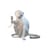 Lampada da tavolo Monkey Sitting materiale plastico bianco / H 32 cm - Seletti