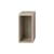 Regal Stacked holz natur / Größe S - rechteckig - 43 x 21 cm / mit Rückwand - Muuto