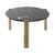 Tavolino Tribus pietra nero oro / Ø 60 x H 35 cm - Marmo - AYTM