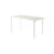 Tavolo rettangolare Patio metallo bianco / 140 x 80 cm - Lamiera piena - Tolix