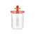 Contenitore ermetico Twergi vetro legno rosa / 100 cl - Di Ettore Sottsass / Collezione Alessi 100 Values - Alessi