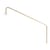 Hanging Lamp n°1 Wall light with plug metal gold / H 140 x W 175 cm - valerie objects