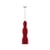 Montalatte Pulcina materiale plastico rosso / Ricaricabile - Alessi
