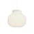 Strand Closed Pendant textile white / Ø 60  - Cocoon resin - Muuto