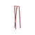 Supporto Loop Stand Hall metallo rosso / L 45 x P 39 x H 150 cm - Hay