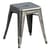 Tabouret empilable H Indoor métal / H 45 cm - Acier brut - Pour l'intérieur - Tolix