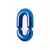 Wandspiegel Zodiac Bumper Medium keramik blau / B 55 x H 90 cm - Jean-Baptiste Fastrez, 2020 - Moustache