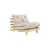 Fauteuil convertible Roots / Dormeuse & lit d'appoint - 3 positions / Structure pin clair - KARUP DESIGN