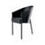 Poltrona imbottita Costes pelle legno nero / Philippe Starck, 1984 - Driade