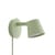 Tip LED Wall light with plug metal green / Orientable - Dimmer - Muuto