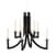 Sospensione Khan materiale plastico nero / Ø 77 x H 61 cm - Policarbonato 2.0 - Kartell