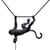 Outdoorlampe Monkey OUTDOOR - Swing plastikmaterial schwarz / L 60 cm - Seletti