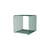 Scaffale Panton Wire Single Cube metallo verde / 34,8 x H 34,8 x P 34,8 cm - Verner Panton, 1971 - MONTANA