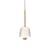 Sospensione Asteea 1 LED materiale plastico oro / Ø 12,5 cm - NUURA