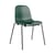 Form Stacking chair plastic material green / 4 metal legs - Normann Copenhagen