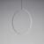 Suspension Arrangements 5 LED métal blanc noir / Ø 100 cm - Flos