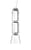 Suspension Noctambule Cône n°2 verre transparent / LED - Ø 36 x H 127 cm - Flos
