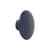 Wandhaken The Dots Wood holz blau / Größe XS - Ø 6,5 cm - Muuto