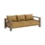 Schlafcouch Bare textil holz gelb / Einzelbett - L 225 cm - KARUP