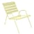 Fauteuil bas Monceau métal jaune / Empilable - Fermob