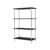 Montana Free 300000 Shelf wood black / W 73.4 x D 38 x H 109.9 cm - MONTANA