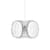 Sospensione Coil argento metallo / Ø 76 cm - Acciaio - Normann Copenhagen