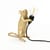Mouse Standing #1 / Souris debout Table lamp plastic material gold / Standing mouse - Seletti