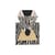 Zebra Children's rug textile black / 101 x 71 cm - EO