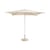 Ombrellone Terrazza - Square tessuto grigio / 240 x 240 cm - Hay